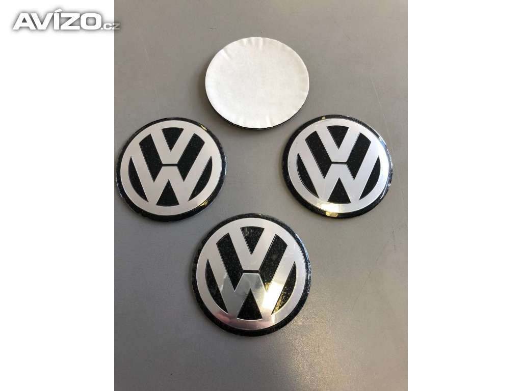 60 mm Středové pokličky / samolepky alu kola - VW
