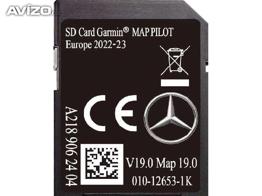 Mapy SD Karta Mercedes Garmin Map Pilot 2022-23 (V19)