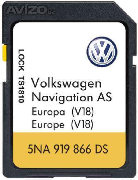 Mapy SDKarta VW Discover Media1,2 Skoda MIB1,2 Amundsen SeatMedia 6P0 2024 V18