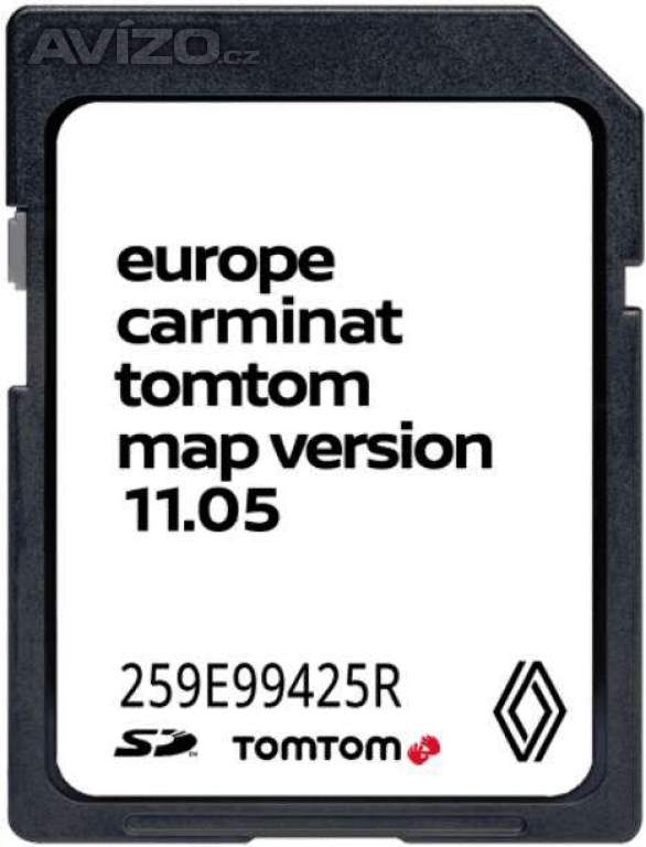 Mapy SD Karta RENAULT CARMINAT TomTom (LIVE) EUROPE 2023